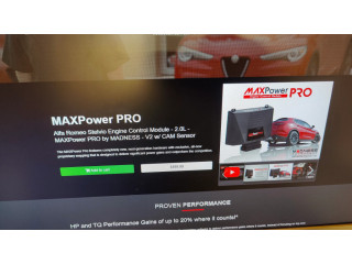 Řídící jednotka MAXPOWERPR0 Alfa Romeo Stelvio 2018