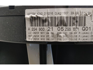 Панель приборов A2049002105, A2049022702   Mercedes-Benz GLK (X204)       