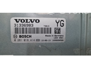 Блок управления двигателя 31336983, 0281018414 Volvo V70
