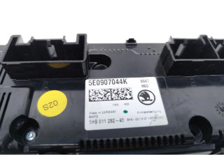 Блок управления климат-контролем 5E0907044K, 5HB011282 Skoda Octavia Mk3 (5E)