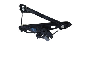 Передний механический механизм для подъема окна 9810488980 Peugeot 3008 II 2016 - 2023 года