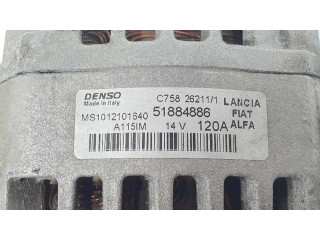 Генератор 51884886, 120AH   Alfa Romeo Giulietta 2.0     