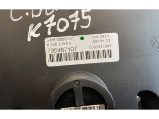 Блок управления климат-контролем 735487107, A83020900 Lancia Delta