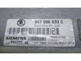 Блок управления двигателя 047906033C, 3PASJ4C Skoda Fabia Mk1 (6Y)