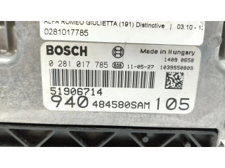 Řídící jednotka 0281017785 Alfa Romeo Giulietta 2011
