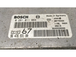 Блок управления двигателя 0281011084, 9647693180 Citroen Xsara