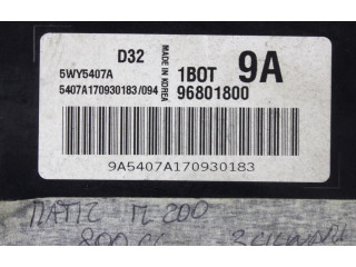 Блок управления двигателя 96801800   Chevrolet Matiz