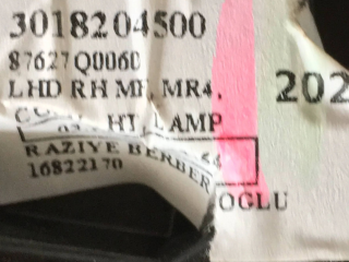 Zpětné zrcátko pravé Hyundai i20 (BC3 BI3) 2020 16822170, 3018204500