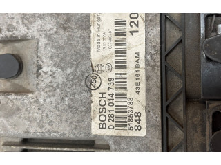 Комплект блоков управления 51853788, 0281014739   Fiat Idea