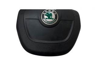 Подушка безопасности водителя 5J0880201L   Skoda Fabia Mk2 (5J)