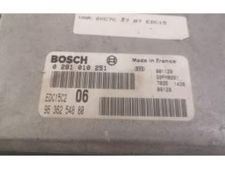 Блок управления двигателя 9636254880, 0281010251 Citroen Xantia
