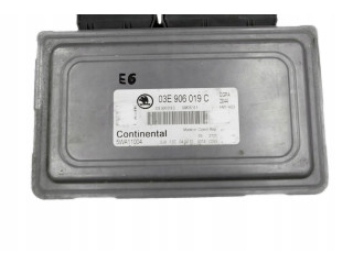 Блок управления двигателя 03E906019C, 5WA11004 Skoda Fabia Mk2 (5J)