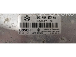 Блок управления двигателя 038906012HA, 1039S02409   Skoda Octavia Mk1 (1U)