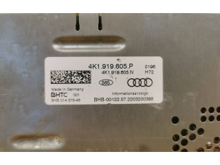 Дисплей    4K1919605P, 5HB01437646   Audi A6 S6 C8 4K