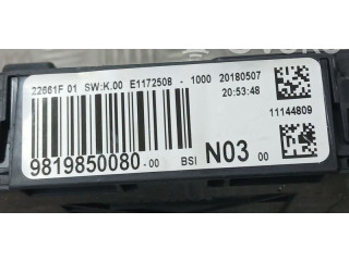 Блок предохранителей 9819850080, 20180507   Peugeot 2008 I    