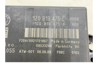 Блок управления парковки 1Z0919475C, 1Z0919475A   Skoda Octavia Mk2 (1Z)    