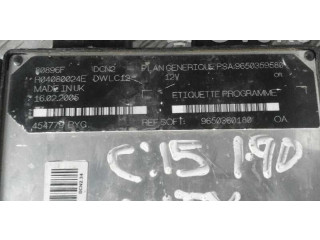 Řídící jednotka 9650359580, 9650360280   Citroen Berlingo 2001