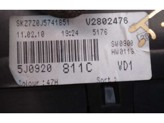 Панель приборов 5J0920811C Skoda Fabia Mk2 (5J)