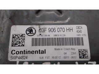 Блок управления двигателя 03F906070HH, 03F907309AK   Skoda Fabia Mk2 (5J)