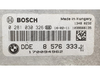Блок управления двигателя 8576333, 0281030326 BMW X3 F25
