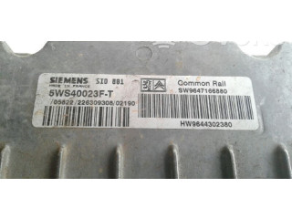 Блок управления двигателя SW9644302380, 5WS40023FT Citroen Xsara