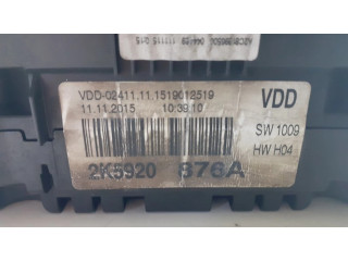 Přístrojová deska  Volkswagen Caddy 2014 2K5920876A  