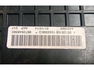 Подушка безопасности пассажира 9672848580, 9672848580   Peugeot 2008 I