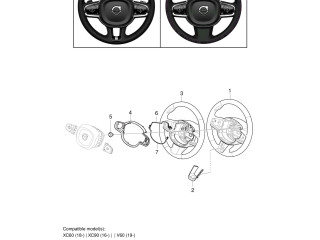 Volant Volvo XC60 2017 32288783, 31407817  