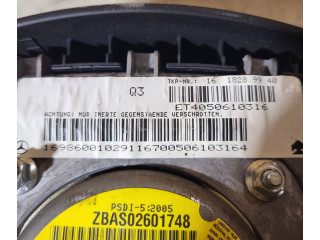 Подушка безопасности водителя 1618289940, ZBAS02601748   Mercedes-Benz A W168