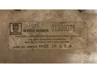 Блок управления двигателя 01228079   Chevrolet Camaro