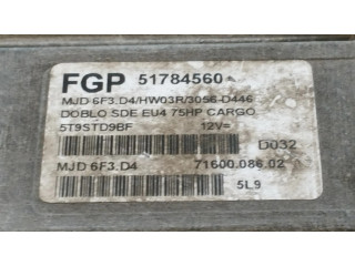 Řídící jednotka 51784560, 5T9STD9BF Fiat Doblo 2007