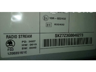Блок управления HiFi audio 1Z0035161C Skoda Octavia Mk2 (1Z) 2004 - 2013 года