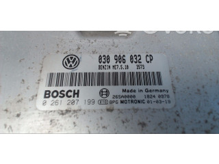 Блок управления двигателя 030906032CP, 0261207199 Volkswagen Lupo