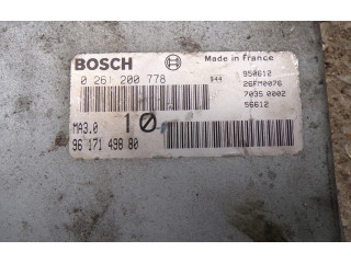 Блок управления двигателем Блок управления 0261200778   Peugeot 306