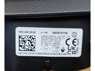 Подушка безопасности водителя 985102181R   Renault Clio V