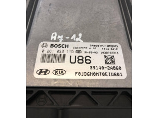Блок управления двигателя 391402A860, 0281032115 KIA Ceed