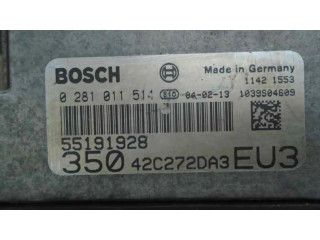 Блок управления двигателя 55201426, 55191928 Fiat Idea