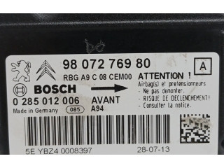 Блок подушек безопасности 9807276980, 0285012006 Peugeot 2008 I