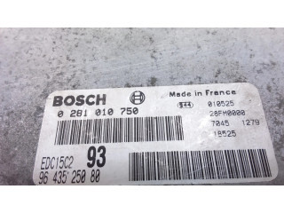 Блок управления двигателя 9643525080, 0281010750   Citroen Xsara Picasso