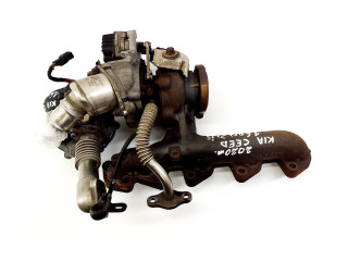  Турбина KIA Ceed  282312U010, 1828109GN   для двигателя D4FE      