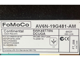 Блок комфорта AV6N19G481AM, 5WK49778N   Ford Kuga II   