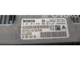 Блок управления климат-контролем 0281013666, 9665465280 Citroen C-Crosser