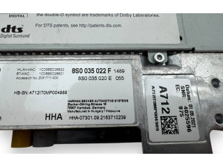 Радио/ проигрыватель CD/DVD / навигация 8S0035022F, 8S0035020E   Audi TT TTS RS Mk3 8S      