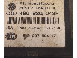 Блок управления климат-контролем 4B0820043H, D640000 Audi A6 S6 C5 4B