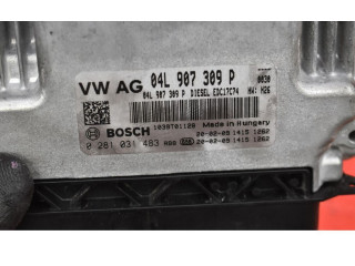Блок управления двигателем ECU 04L907309P, 04L907309P   Skoda Octavia 985