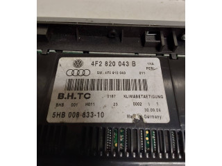 Блок управления климат-контролем 4F2820043B, 4F0910043   Audi A6 S6 C6 4F