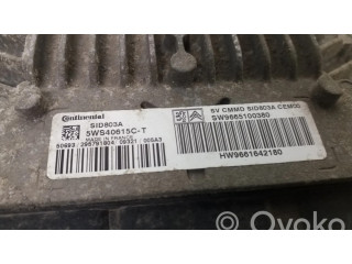 Блок управления двигателя 5WS40615CT, SW9665100380   Fiat Scudo