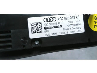 Блок управления климат-контролем 4G0820043AE, 4G0820043AE5PR   Audi A6 S6 C7 4G