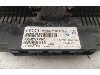Блок управления климат-контролем 8P0820043D5PR   Audi A3 S3 8P