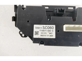 Блок управления климат-контролем 72311SC060, T1007170D Subaru Forester SH